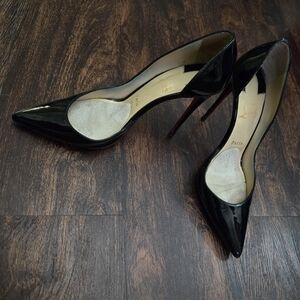 Christian Louboutin Black Patent Heels